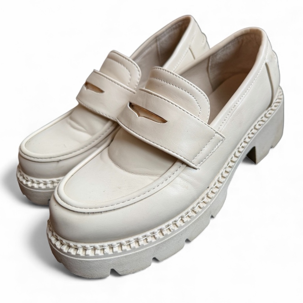 Women's Cream Loafers